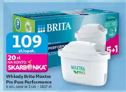 Auchan Wkład filtrujący pure performance (niebieski) Brita Maxtra+ oferta