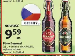 Auchan Piwo Bernard Jasny oferta