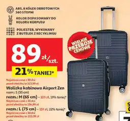 Auchan Walizka zen rozm. l 75 cm Airport oferta
