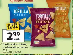 Auchan Chipsy tortilla fromage Auchan Różnorodne (Logo Czerwone) oferta
