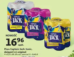 Auchan Piwo Captain Jack Citrus Tonic oferta