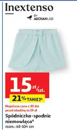 Auchan Spódnicz-spodnie 68-104 cm Inextenso By Auchan oferta