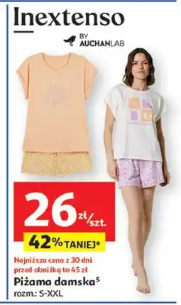 Auchan Piżama damska s-2xl Inextenso By Auchan oferta