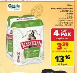 Carrefour Piwo Kasztelan oferta