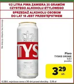 Carrefour Express Piwo Tyskie oferta