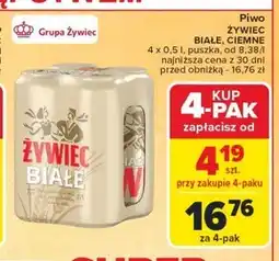 Carrefour Market Piwo Żywiec oferta