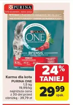 Carrefour Market Karma dla kota Purina One oferta