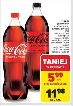 Carrefour Market Napój gazowany Coca-Cola oferta