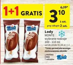 Intermarche Lody Zott Monte oferta