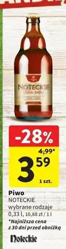 Intermarche Piwo Noteckie Jasne Pełne oferta