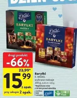 Intermarche Baryłki o smaku whisky E. Wedel oferta