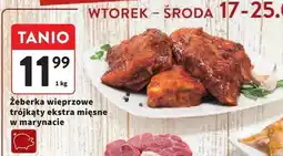 Intermarche Żeberka wieprzowe trójkąty extra mięsne oferta