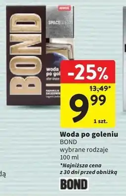 Intermarche Woda po goleniu Bond Spacequest oferta
