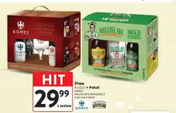Intermarche Zestaw piw makłowicz + szklanka Miłosław oferta