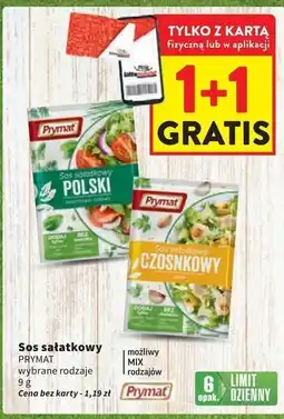 Intermarche Sos sałatkowy czosnkowy cezar Prymat oferta