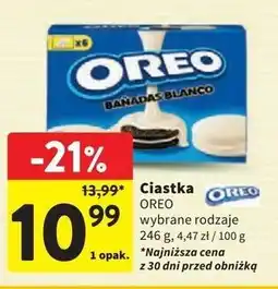 Intermarche Ciastka white choc Oreo oferta