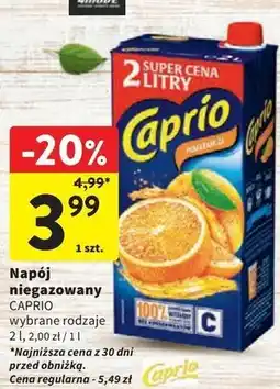 Intermarche Napój pomarańczowy Caprio oferta