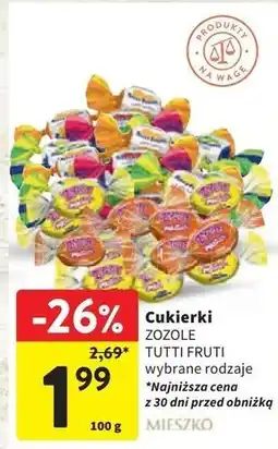 Intermarche Cukierki mix Mieszko Tutti Frutti oferta