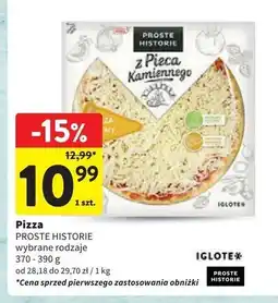 Intermarche Pizza 4 sery Iglotex Proste Historie Z Pieca Kamiennego oferta