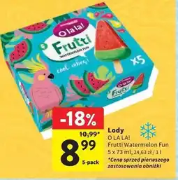 Intermarche Lody watermelon fun Intermarche O La La! oferta