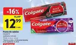 Intermarche Pasta do zębów purple reveal Colgate Max White oferta