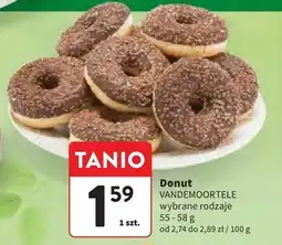 Intermarche Donut w polewie czekoladowej Vandemoortele oferta