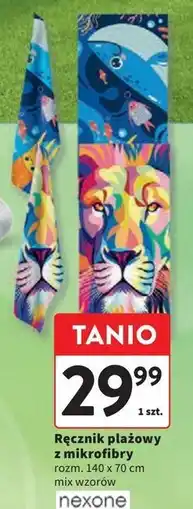 Intermarche Ręcznik plażowy 140 x 70 cm Nexone oferta