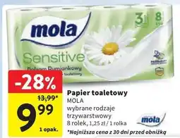 Intermarche Papier toaletowy herbal sensitive Mola oferta