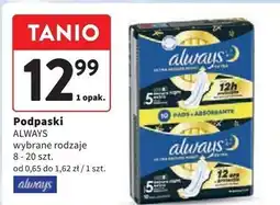 Intermarche Podpaski night Always Ultra oferta