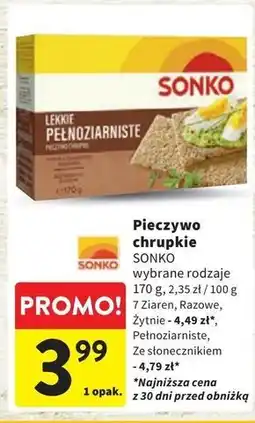 Intermarche Pieczywo lekkie ze słonecznikiem Sonko oferta