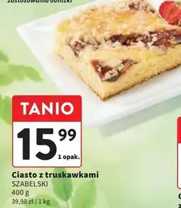 Intermarche Ciasto z truskawkami Cukiernia Szabelski oferta
