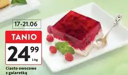 Intermarche Ciasto z owocami i galaretką oferta