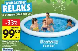 Intermarche Basen rozporowy fast-set pool 57450 244 x 61 cm Bestway oferta
