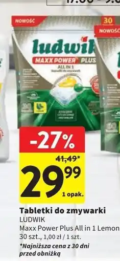 Intermarche Kapsułki do zmywarki Ludwik Maxx Power oferta