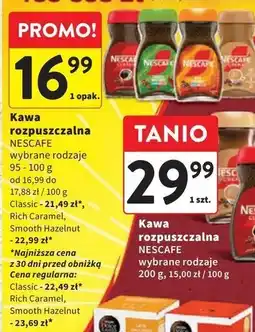Intermarche Kawa Nescafe Smooth Hazelnut oferta