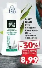 Kaufland Płyn do kąpieli nawilżający Biały Jeleń Kozie Mleko oferta