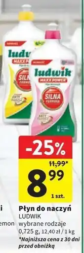 Intermarche Płyn do mycia naczyń granat Ludwik Maxx Power oferta