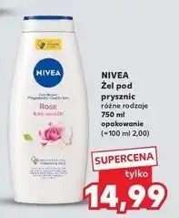 Kaufland Żel pod prysznic rose & almond oil mandelol Nivea oferta