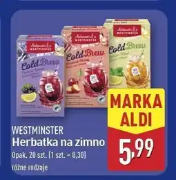 ALDI Herbatka na zimno porzeczka cytryna Westminster oferta