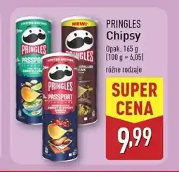 ALDI Chipsy flame grilled steak Pringles oferta