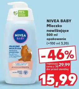 Kaufland Mleczko nawilżające Nivea Baby oferta