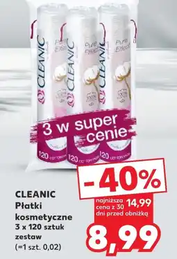 Kaufland Płatki kosmetyczne Cleanic oferta