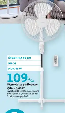 Auchan Wentylator Qilive oferta
