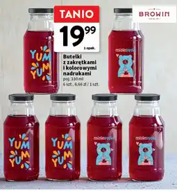 Intermarche Butelki z zakrętkami i nadrukami 330 ml Browin oferta