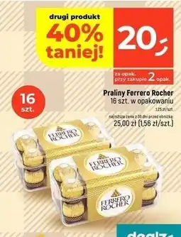 Dealz Praliny w pudełku plastikowym Ferrero Rocher oferta