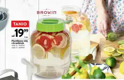 Intermarche Słój plastikowy z kranikiem 5 l Browin oferta