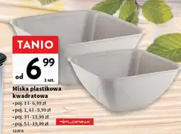 Intermarche Miska plastikowa kwadratowa 5 l Florina (Florentyna) oferta