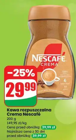 Dino Kawa rozpuszczalna Crema Nescafé oferta