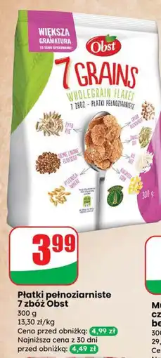 Dino Płatki pełnoziarniste 7 zbóż Obst oferta