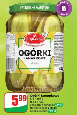 Ogórki kanapkowe Urbanek